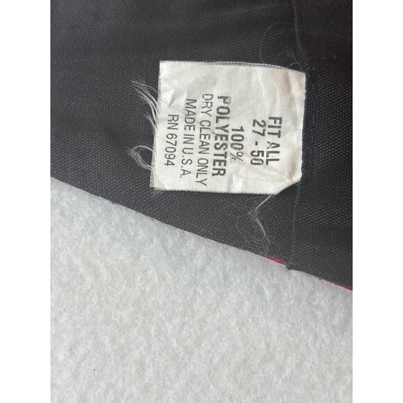 Red Satin Bow Tie & Cummerbund Set - Picture 3 of 4